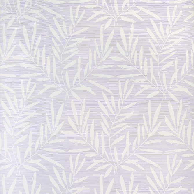 Summer Leaves Lavender T15805  by Thibaut Wallpaper Thibaut Wallpaper Summer Leaves Lavender T15805 Wallpaper ISLANDER Sisal  U.S.A </p><p>Repeat: H: , V: 27.5  (69.85 cm) 36 in  (91.44 cm) - Fabric Carolina -