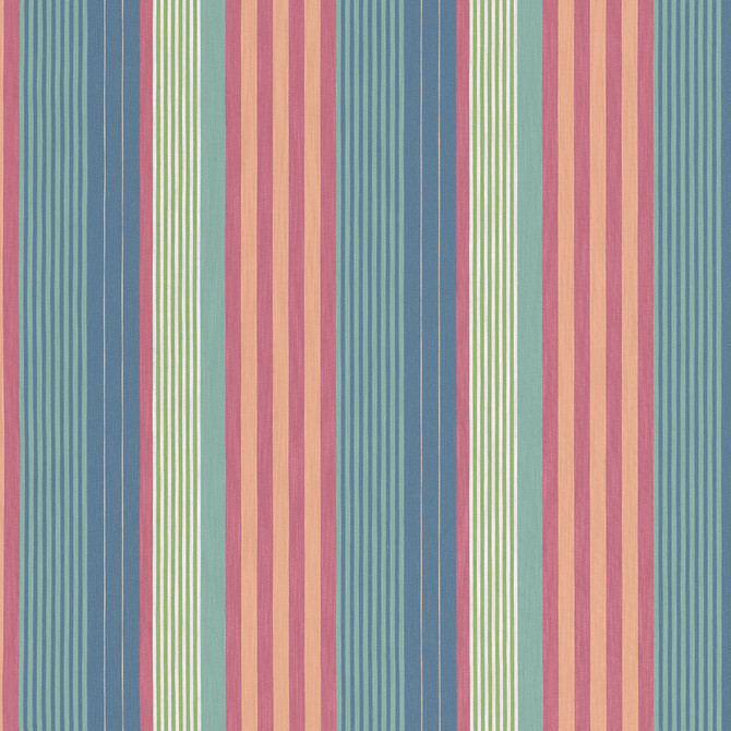 Esprit Stripe Cornflower and Peony W81700  by Thibaut Fabric Thibaut Fabric Esprit Stripe Cornflower and Peony W81700 Fabric SOLEIL U.S.A </p><p>Repeat: H: 14 in (35.56 cm), V: 0 (0.00 cm) 54 in  (137.16 cm) - Fabric Carolina -