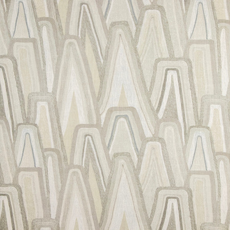 Busy Lives Oyster Shell by Carole Designer Fabric Earthbound 85% Polyester, 15% Linen 30,000 Wyzenbeek Double Rubs 20" V, 27" H 55" - Swanky Fabrics -