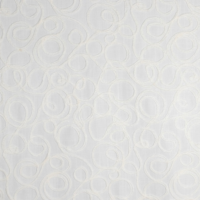 Lost And Found White by Carole Designer Fabric Earthbound 100% Polyester 50,000 Wyzenbeek Double Rubs 18 1/4" V, 18" H 54" - Swanky Fabrics -