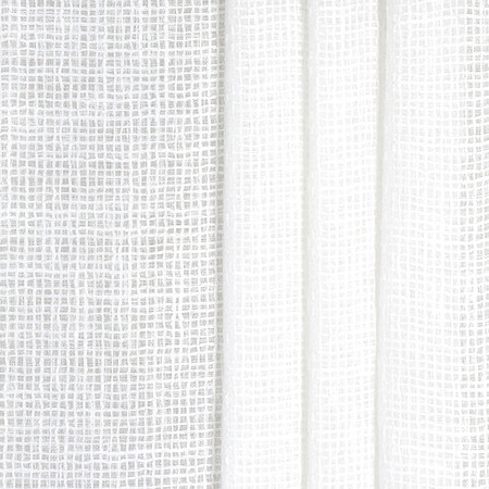 Chesive White by Carole Designer Fabric In The Open 75% Polyester, 18% Cotton, 7% Linen N/A 1 1/4" V, 1 1/2" H 54" - Swanky Fabrics -