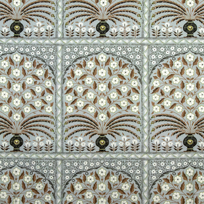 Dramatic Entrance Smoke by Carole Designer Fabric Making Waves 100% Cotton 24,000 Wyzenbeek Double Rubs 18" V, 13 1/2" H 54" - Swanky Fabrics -