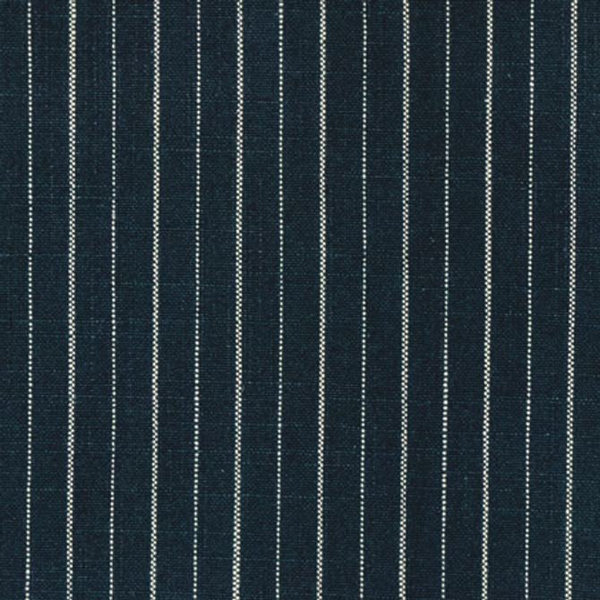 Line Buddy Indigo by Carole Designer Fabric Making Waves 72% Cotton, 10% Linen, 10% Viscose, 8% Polyester N/A 1" H 54" - Swanky Fabrics -