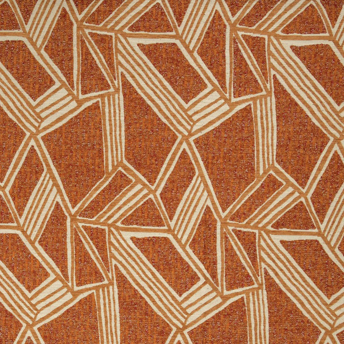 F5864 Tangerine by Greenhouse Designer Fabric - 100% Polyester China 45000 13.5" H, 13.5" V 54" - Swanky Fabrics -