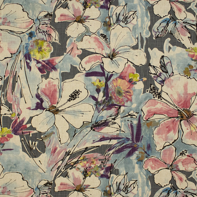 F6280 Flannel by Greenhouse Designer Fabric - 70% Cotton, 30% Linen China 15000 27.5 " H, 24" V 54" - Swanky Fabrics -