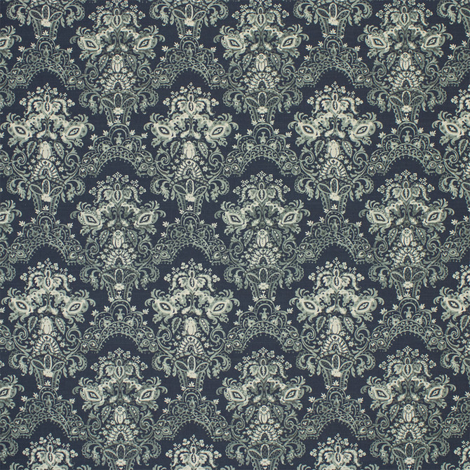 S7075 Night Sky by Greenhouse Designer Fabric - 97% Cotton, 3% Linen Pakistan 45000 9" H, 11.15" V 58" - Swanky Fabrics -