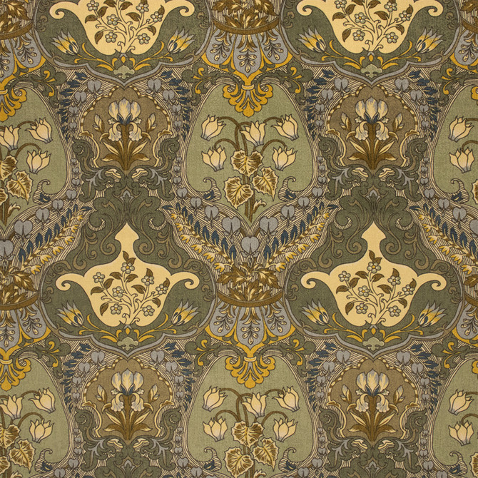 S7168 Verde by Greenhouse Designer Fabric - 100% Polyester China 50000 15" H, 13.5" V 56" - Swanky Fabrics -