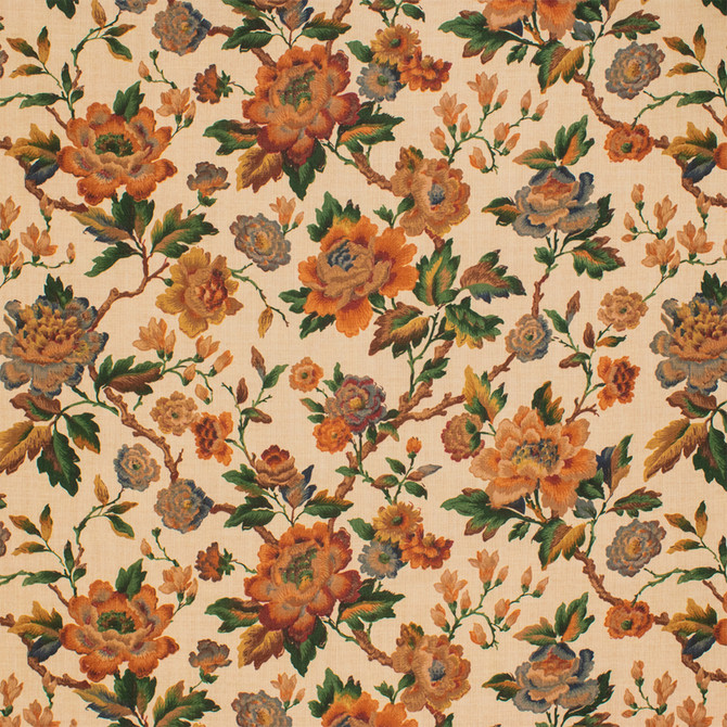 S7032 Multi by Greenhouse Designer Fabric - 100% Polyester China 60000 27" H, 20.3" V 55" - Swanky Fabrics -