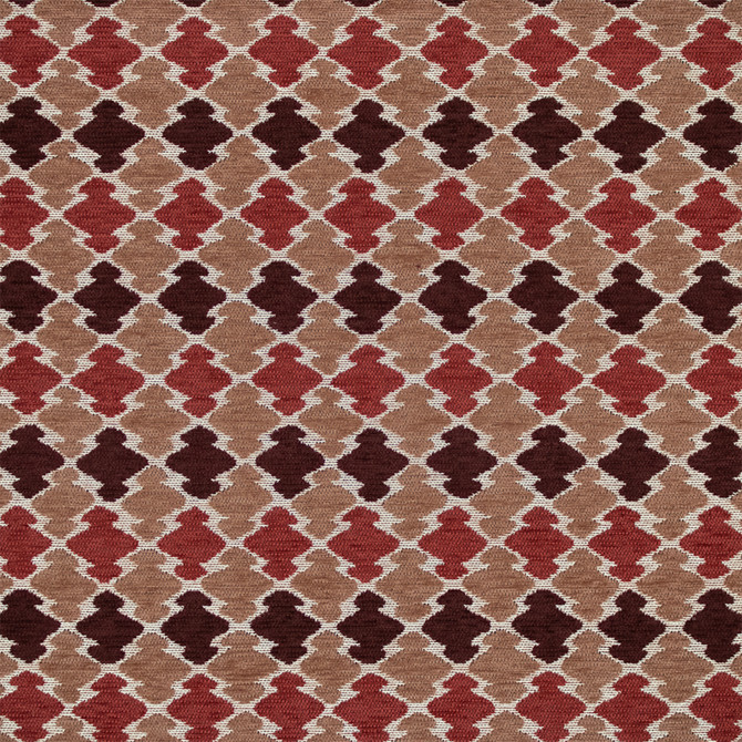 S7252 Ruby by Greenhouse Designer Fabric - 58.92% Polyester, 20.29% Polyester Fr, 14.56% Recycled Cotton, 6.24% Recycled Polyester USA 33000 7.22" H, 5.4" V 54" - Swanky Fabrics -