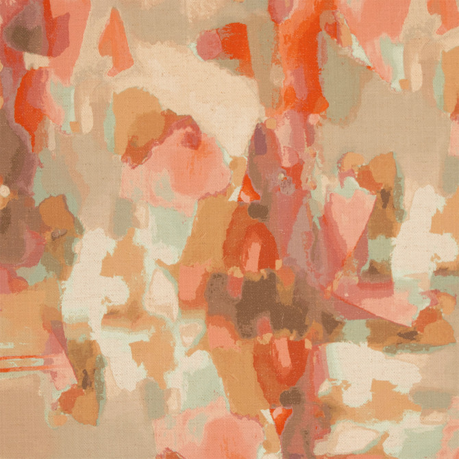 S7040 Adobe by Greenhouse Designer Fabric - 95% Polyester, 5% Linen India 51000 27" H, 27" V 54" - Swanky Fabrics -