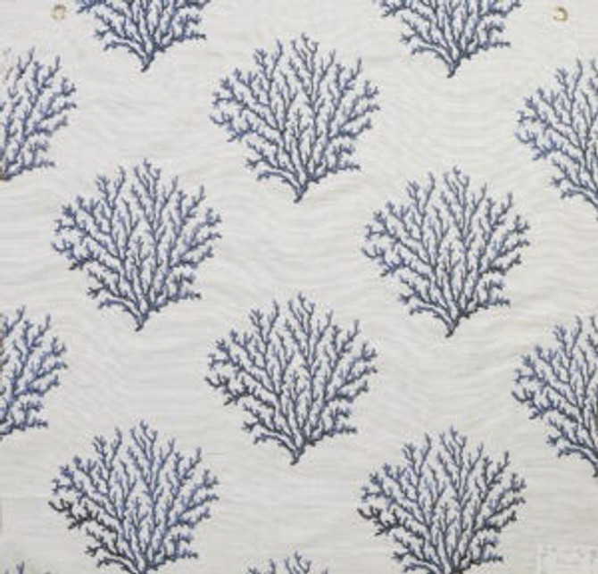 Cascara Navy Blue by Norbar Designer Fabric PRISM SEAVIEW 75% POLYESTER - 21% RAYON CHINA 13 1/2"V - 11 1/2"H 52 - Swanky Fabrics - Cascara Navy Blue by Norbar Designer Fabric PRISM SEAVIEW 75% POLYESTER - 21% RAYON CHINA 13 1/2"V - 11 1/2"H 52 - Swanky Fabrics -