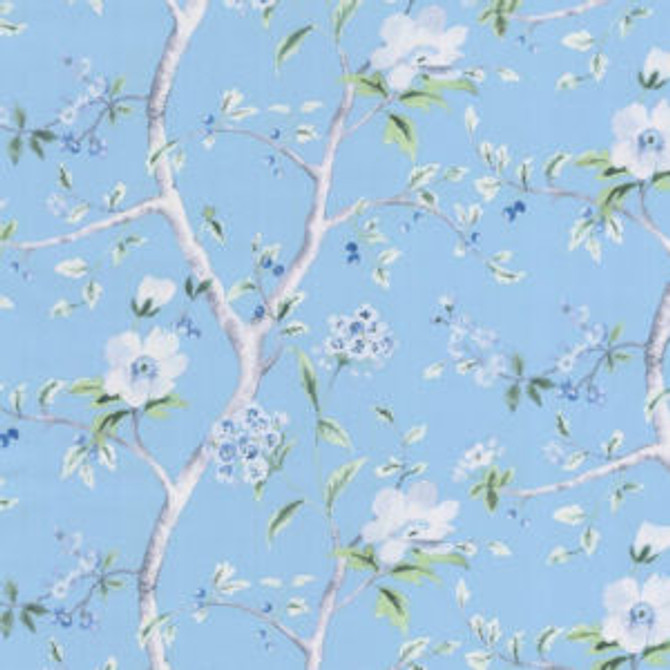 Joanna Periwinkle by Norbar Designer Fabric ROMANCE 100% COTTON INDIA 17 1/6"V 36 1/4"H 55 - Swanky Fabrics - Joanna Periwinkle by Norbar Designer Fabric ROMANCE 100% COTTON INDIA 17 1/6"V 36 1/4"H 55 - Swanky Fabrics -