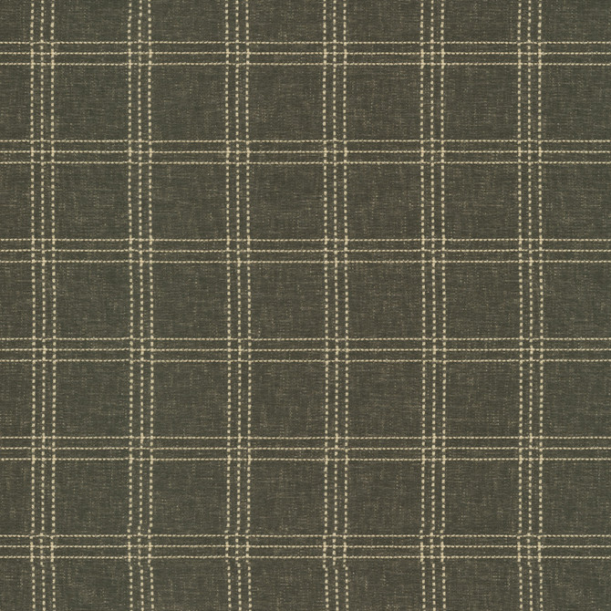 Catalina Check Fossil 472262 by PK Lifestyles Designer Fabric Cozy Life VIII 83% Polyester, 17% Cotton India 51000 H: 2.25, V: 2 56 - Swanky Fabrics -