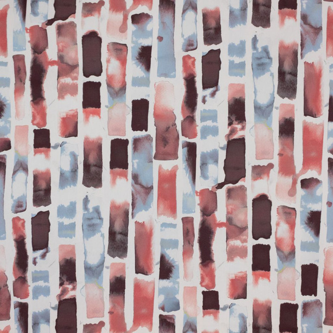 Chin Chin Stripe Opal by RM CoCo Designer Fabric Inspired Living Vol 15 100% Cotton See Sample 0 Horizontal: 27.16 and Vertical: 27.16 55 - Swanky Fabrics -