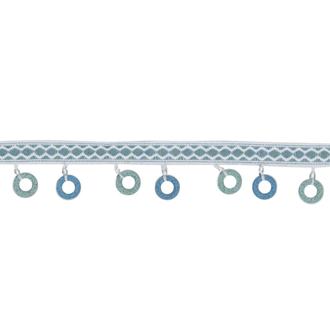 BF103 FRINGE 2" AQUAMARINE by RM CoCo Designer Trim Bahama Breeze 100% Acrylic See Sample 0 Horizontal: 0 and Vertical: 0 2 - Swanky Fabrics -