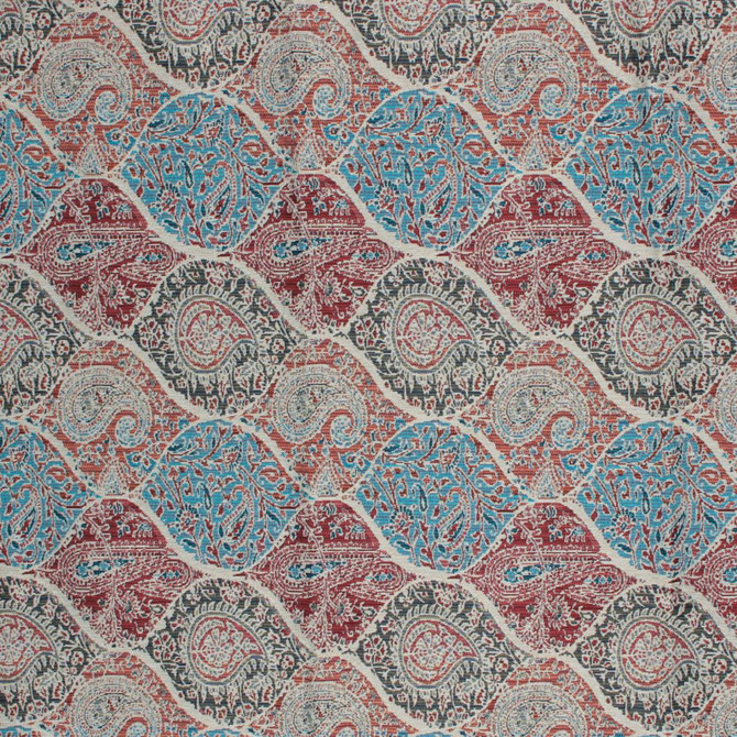 Bridlewood Paisley Heather by RM CoCo Designer Fabric Inspired Living Vol 9 82% Polypropylene 18% Polyester See Sample 15000 Horizontal: 9.25 and Vertical: 13.25 54 - Swanky Fabrics -
