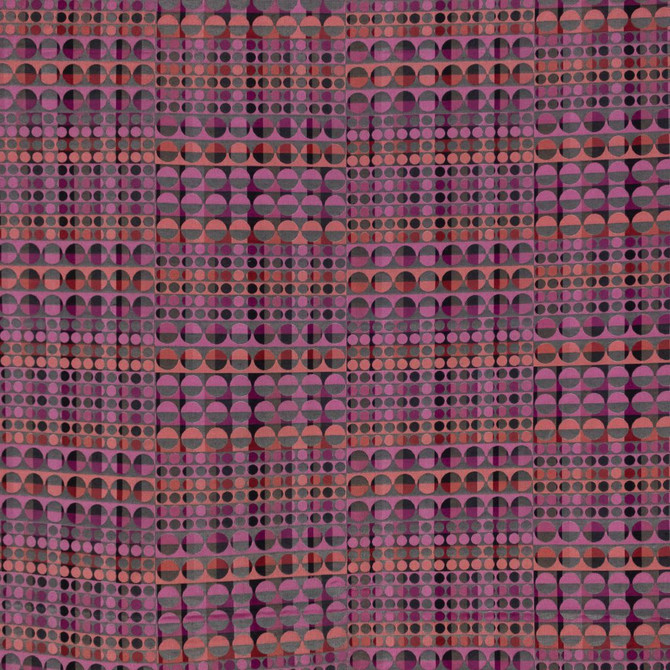 Around In Circles Mulled Wine by RM CoCo Designer Fabric Finishing Touches Vol 14 100% Polyester See Sample 15000 Horizontal: 14.2 and Vertical: 8.1 55 - Swanky Fabrics -