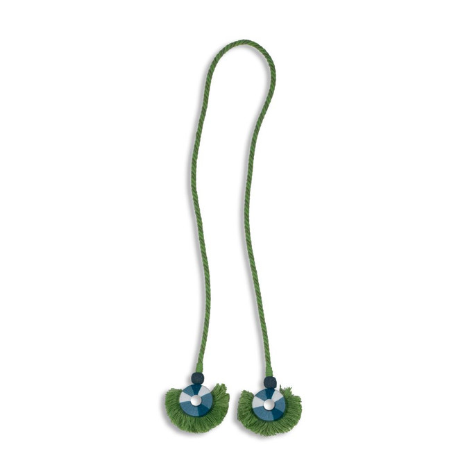 TB101 TIEBACK 37" CITRUS by RM CoCo Designer Trim Bahama Breeze 64% Acrylic 31% Cotton 5% Polyester See Sample 0 Horizontal: 0 and Vertical: 0 37 - Swanky Fabrics -