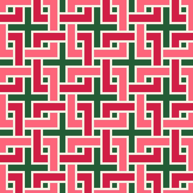 Manchurian Fret Emerald by RM CoCo Designer Fabric ColorWorks Fall 2021 RM Studio See Sample 0 Horizontal: 3 and Vertical: 3 0 - Swanky Fabrics -