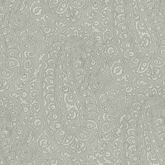 Fantasia Paisley Whisper by RM CoCo Designer Fabric Gemstones II Ice Blue Larimar to Lazuli 37% Linen 32% Spun Polyester 31% Cotton See Sample 0 Horizontal: 25 and Vertical: 22.05 57 - Swanky Fabrics -