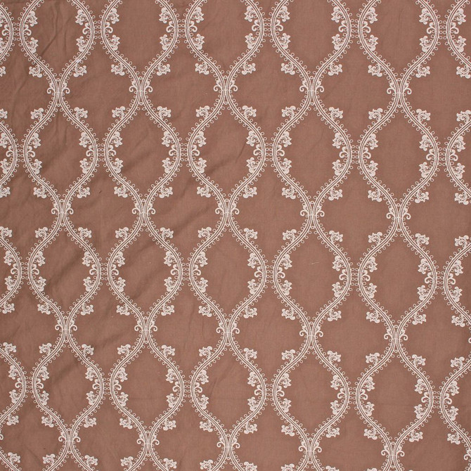 Oakville Trellis Driftwood by RM CoCo Designer Fabric Prive Vol 4 56% Linen 29% Polyester 15% Cotton See Sample 0 Horizontal: 6.5 and Vertical: 9.5 54 - Swanky Fabrics -
