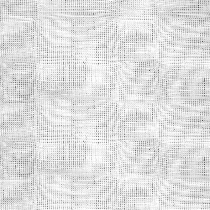 La Palma Check Wide-Width Sheer Platinum by RM CoCo Designer Fabric Room With A View 100% Polyester See Sample 0 Horizontal: 3.5 and Vertical: 4.5 124 - Swanky Fabrics -