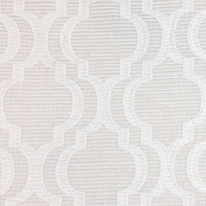 Tudor Lattice Froth by RM CoCo Designer Fabric Sheer Perfection 75% Polyester 25% Linen See Sample 0 Horizontal: 7.6 and Vertical: 8.2 59 - Swanky Fabrics -