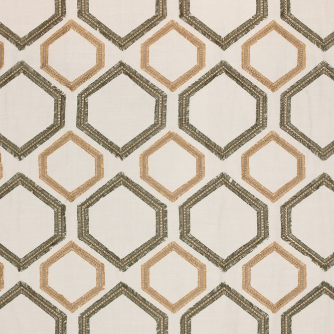 Fringe Benefits Bluestone by RM CoCo Designer Fabric 2018 Spring - Prive Collection 41% Cotton 35% Viscose 16% Linen 8% Polyester See Sample 0 Horizontal: 8.5 and Vertical: 9.25 54 - Swanky Fabrics -