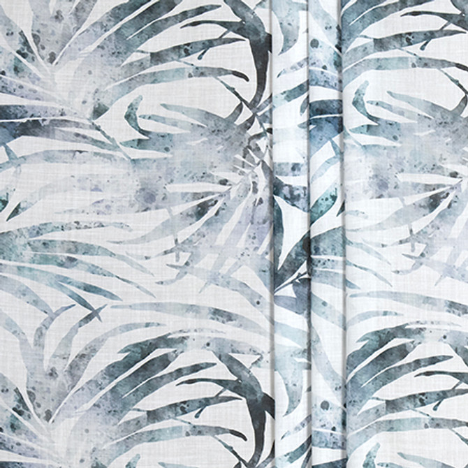 Invigorated Ocean by Carole Designer Fabric Sheer Impressions 51% Recycled Polyester, 49% Polyester N/A 18 7/8" V, 24 3/8" H 118" - Swanky Fabrics -