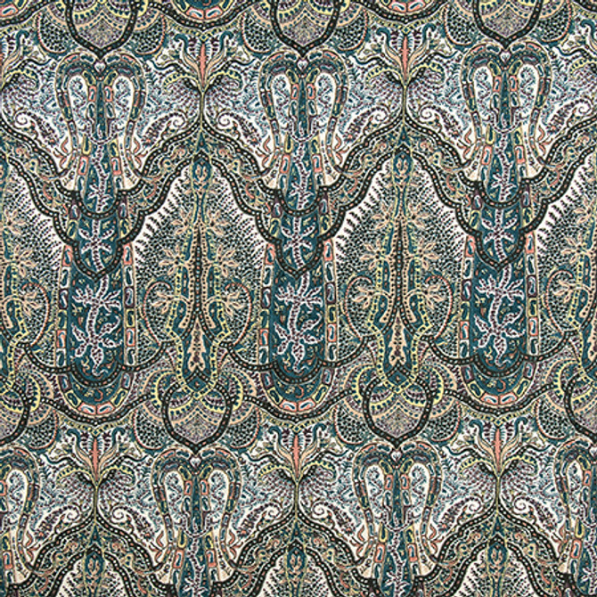 Push Ahead Rainforest by Carole Designer Fabric Well Suited 55% Linen, 45% Rayon- Stain Repellent 12,000 Wyzenbeek Double Rubs 9" V, 36" H 54" - Swanky Fabrics -