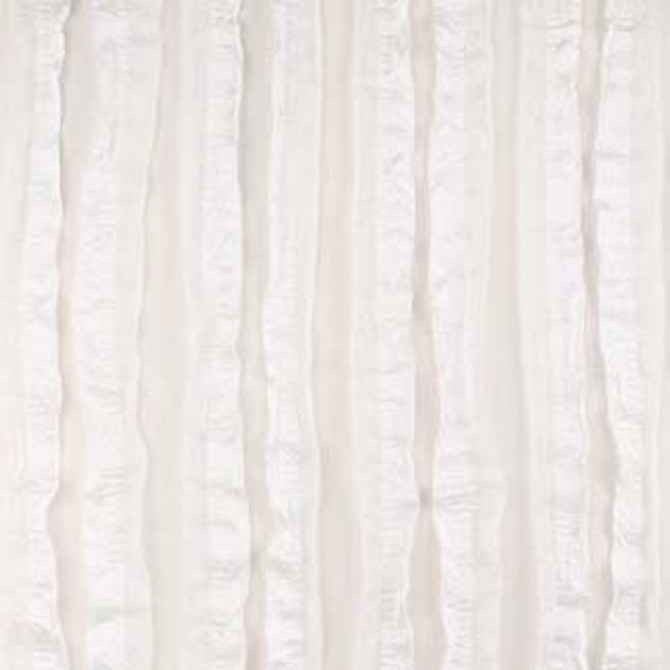 Dyer Winter White 1604911002 by Carole Designer Fabric Exclusive Sheer Bliss 100% Polyester-Heatset Turkey H: 4"H 118" Minimum (See sample for specifics) - Swanky Fabrics- Carole Exclusive