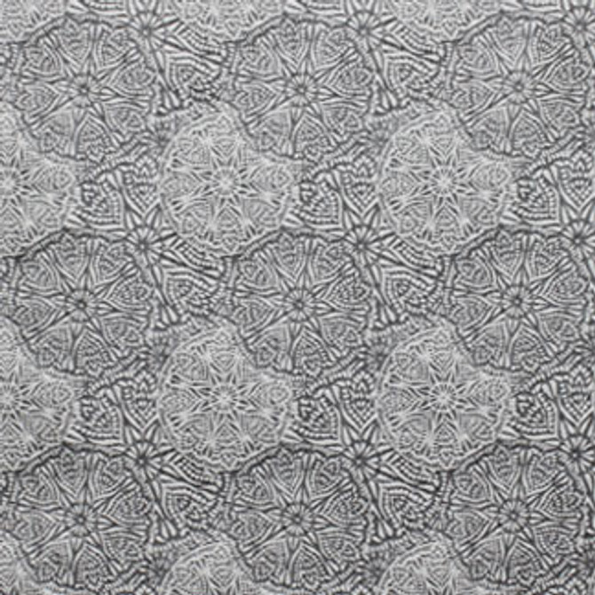 Piko Platinum 5507811004 by Carole Designer Fabric Exclusive Sterling Noir 53% Rayon 47% Polyester Woven In Usa H: 6 1/2"V, 6 1/2"H 54" Minimum (See sample for specifics) - Swanky Fabrics- Carole Exclusive