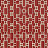 Hakkasan Fret Rouge by Kasmir Designer Fabric 5071 100% Cotton USA 15,000 Wyzenbeek Double Rubs H: 9 inches, V: 12 5/8 inches 54 - Swanky Fabrics - Kasmir