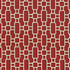 Hakkasan Fret Rouge by Kasmir Designer Fabric 5071 100% Cotton
 USA </p><p>Repeat: Horizontal: 9 inches and Vertical: 12 5/8 inches 54 - Swanky Fabrics -