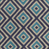 Marazzi Diamond Peacock by Kasmir Designer Fabric 1436 100% Polyester CHINA 51,000 Wyzenbeek Double Rubs H: 18 inches, V: 12 4/8 inches 54 - Swanky Fabrics - Kasmir