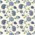 Stoneleigh Cobalt by Kasmir Designer Fabric 1436 100% Cotton
 USA </p><p>Repeat: Horizontal: 27 inches and Vertical: 25 2/8 inches 54 - Swanky Fabrics -