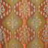 Angel Of Longevity/Salmon / Blue / Green 1730-002 by Grey Watkins Designer Fabric SCALAMANDRE WAREHOUSE 49% LINEN 51% SILK CHINA LIGHT DUTY Horizontal: 14.25" and Vertical: 27.5" 55" - Swanky Fabrics -