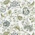 Delphine Embroidery/Ash 27173-003 by Scalamandre Designer Fabric LA BOHEME 66% COTTON 18% VISCOSE 16% SPUN POLYESTER INDIA MEDIUM DUTY Horizontal: 22.875" and Vertical: 24.875" 49.625" - Swanky Fabrics -