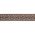 Greek Key Velvet Tape/Espresso T3279-006 by Scalamandre Trim Designer Trim FALL 2015 STOCKED AT 50% VISCOSE;50% COTTON INDIA LIGHT DUTY Horizontal: 2.875" and Vertical: 4" - Swanky Fabrics -