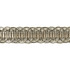 Le Mans/Taupes V875-003 by Scalamandre Trim Designer Trim 90% SILK 10% COTTON CHINA LIGHT DUTY Horizontal: and Vertical: 1.5" - Swanky Fabrics -