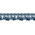 Newport Tassel Fringe/Med Blue, Dk Blue & Grey FT1103-012 by Scalamandre Trim Designer Trim SCALAMANDRE WAREHOUSE 100% SILK CHINA LIGHT DUTY Horizontal: and Vertical: 2" - Swanky Fabrics -