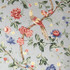 Orienteaux/Rose & Blue On Glacier Blue 16300M-002 by Scalamandre Designer Fabric SCALAMANDRE WAREHOUSE 59% LINEN 41% COTTON ENGLAND MEDIUM DUTY Horizontal: 35" and Vertical: 27.25" 55" - Swanky Fabrics -