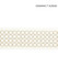 Seville Embroidered Tape Ivory SCT32890001 by Scalamandre Designer Trim MERCHANTE 91% LINEN 9% RAYON INDIA LIGHT DUTY Horizontal: .5" and Vertical: 2.5 - Swanky Fabrics -