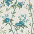 Peony & Blossom Indigo/Teal by G P & J Baker Designer Wallcovering SIGNATURE NON WOVEN - 100% United Kingdom Horizontal: 20.488 and Vertical: 25.61 20.488 - Swanky Fabrics -