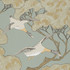 Flying Ducks Slate Blue by Mulberry Designer Wallcovering