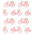 Bicicletas Rosa by Gaston Y Daniela Designer Wallcovering GASTON LIBRERIA PAPER - 100% Spain Horizontal: 0 and Vertical: 12.6 20.8 - Swanky Fabrics -