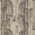 Crescent Paper Ebony/Cream by Lee Jofa Modern Designer Wallcovering