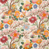 Magnolia Cream/Blue by G P & J Baker Designer Fabric BAKER ORIGINALS LINEN - 100% United Kingdom LIGHT Horizontal: and Vertical: 36.248 53.978 - Swanky Fabrics -