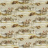Morning Gallop Velvet Grey/Sand by Mulberry Designer Fabric FESTIVAL COTTON - 88%;POLYESTER - 12% Austria HEAVY Horizontal: 26.398 and Vertical: 19.306 52.796 - Swanky Fabrics -