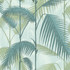 Palm Jungle Print Room Blue/Mint by Cole & Son Designer Wallcovering COLE & SON ICONS PAPER - 100% United Kingdom Horizontal: 20.5 and Vertical: 25 20.5 - Swanky Fabrics -